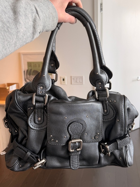Chloe Handbags - Rare Chloe Paddington Satchel Bag - Gunmetal/Metallic